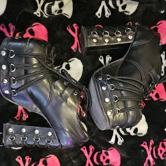 Demonia Shoes - Demonia Charade Heels, 7